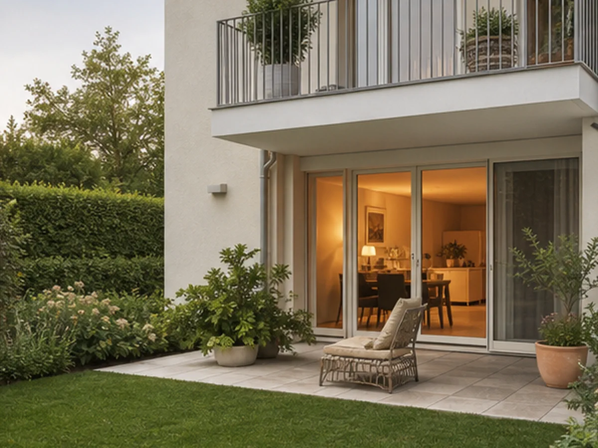 Gartenwohnung mit direktem Zugang zur Grünfläche